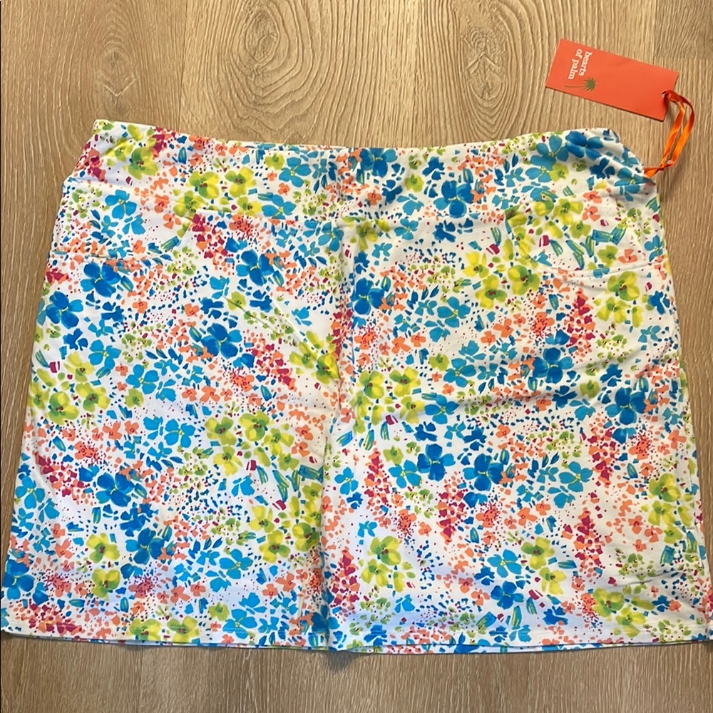 Hearts of Palm Floral Skirt - Multicolor